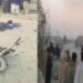 بنوں میں خودکش دھماکے کی جگہ غوڑا پل سورانی کا منظر