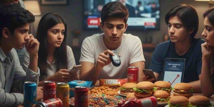 الٹرا پروسیسڈ خوراک سے شوگر کے خطرے