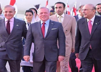 شاہ عبداللہ دوم پاکستان کے دو روزہ سرکاری دورے اسلام آباد پہنچ گئے