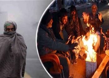 "کراچی موسم سرد، دھند آلود صبح میں شہر کا منظر"