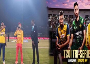 راولپنڈی سہ فریقی ٹی ٹوئنٹی زمبابوے بمقابلہ سری لنکا میچ منظر