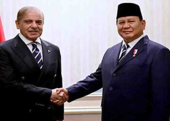 انڈونیشیا کے صدر پرابووو سبیانتو کا پاکستان آمد پر استقبال