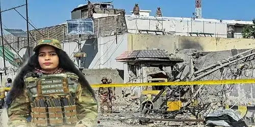 نوکنڈی ایف سی ہیڈکوارٹر پر خاتون خودکش حملہ